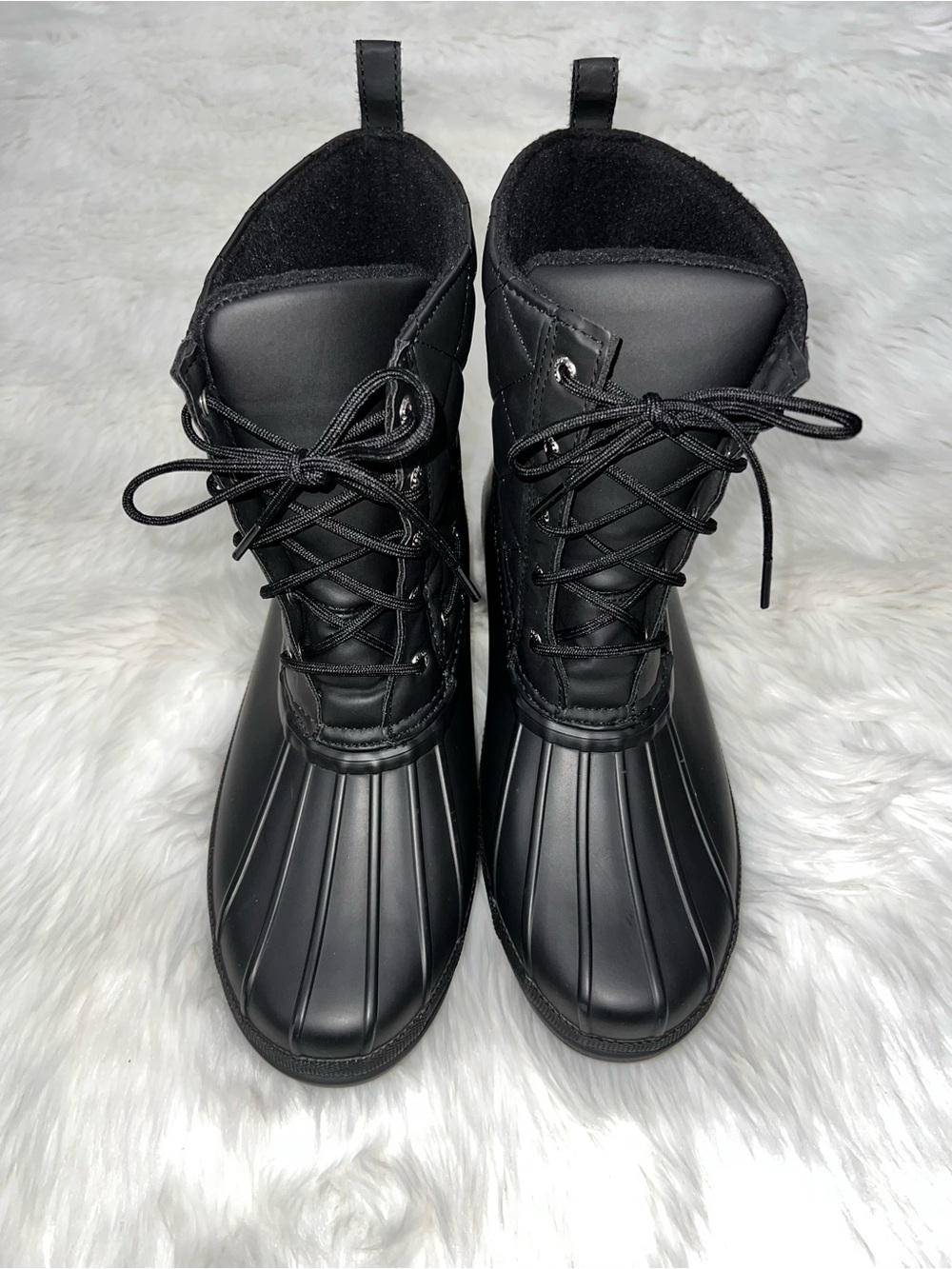 SPERRY Top Sider Gosling Quilted Boots Waterproof Blk., STS83693, Women's Sz 11 - Picture 2 of 13